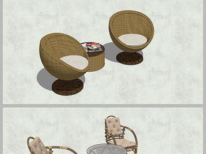 精品藤椅su模型設(shè)計(jì)圖下載 圖片227.33mb 家居空間庫(kù) su模型